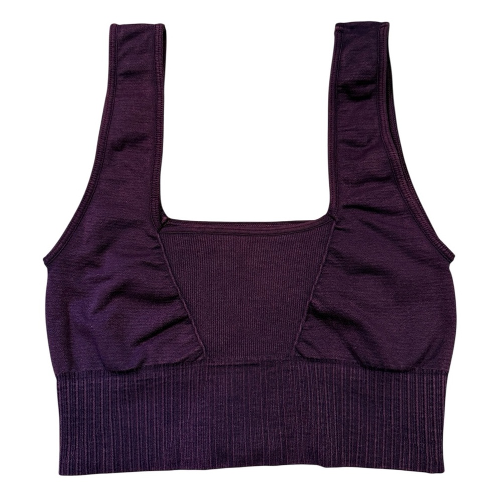 Free People FP Movement XS/S Square Neck Bra in Grape - Picture 4 of 8